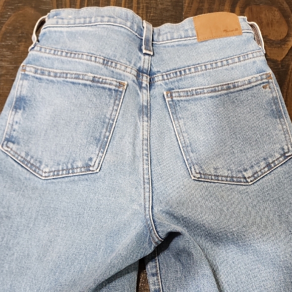 Madewell Light Blue Straight Leg Jeans - Picture 4 of 4